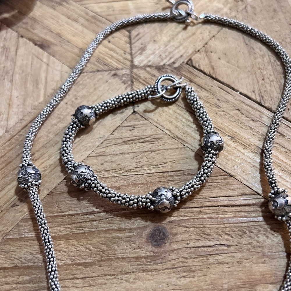 Handcrafted Heavy Solid Sterling Silver Moon Star… - image 4